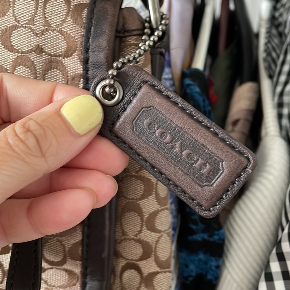 Coach Signature Jacquard Map Bag F70699 - Picture 6 of 12